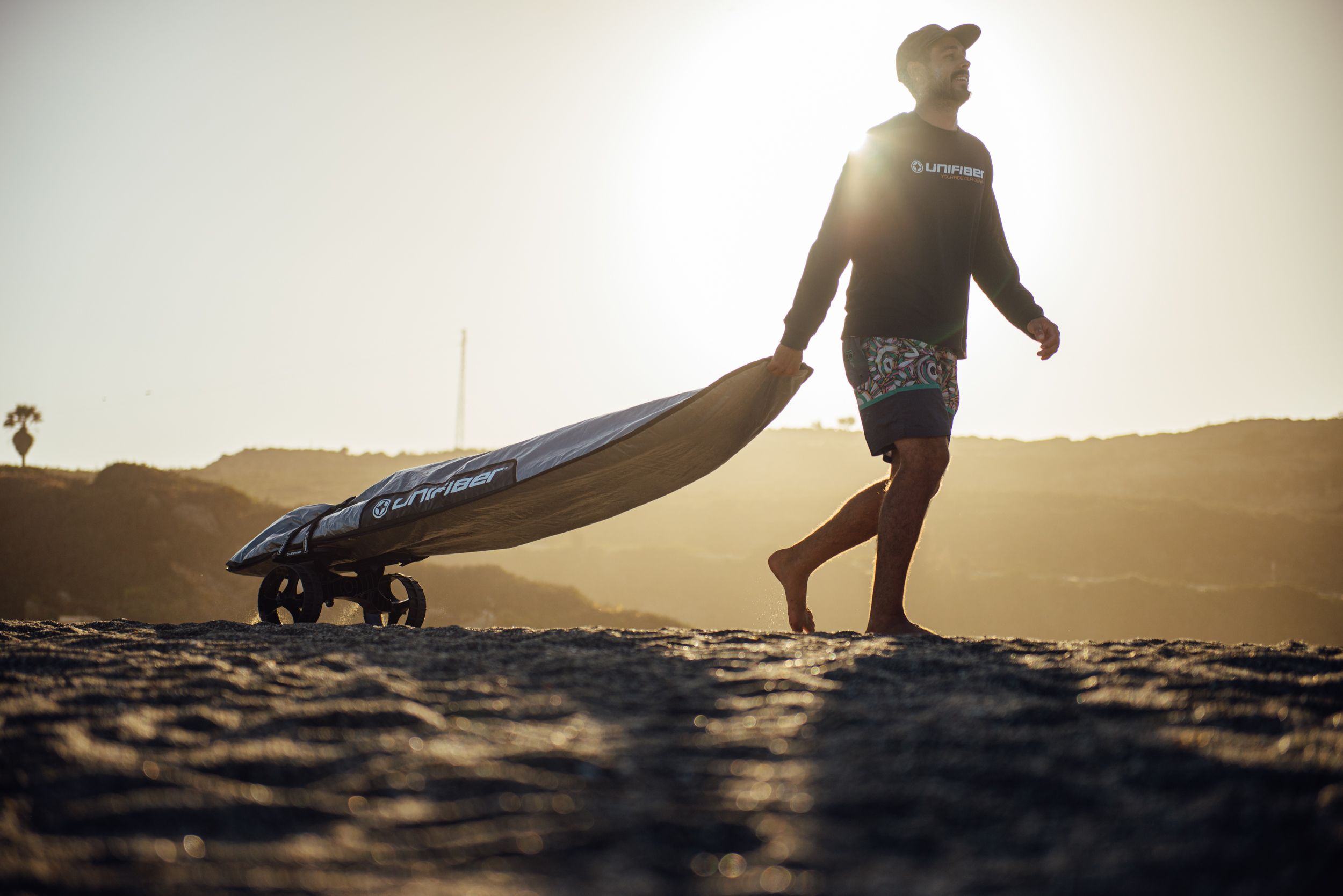 beach cart unifiber vozik na windsurfing